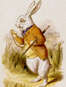 John Tenniel's White Rabbit from "Alice in Wonderland"